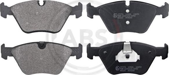 A.B.S. 37374 - Set placute frana,frana disc www.parts5.com