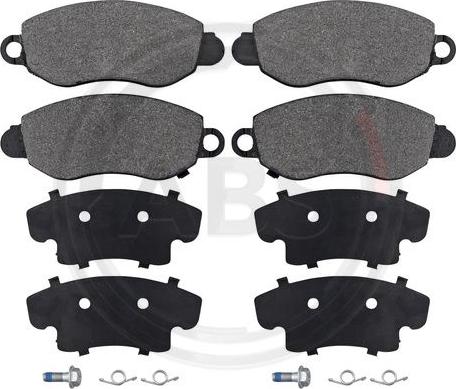 A.B.S. 37294 - Brake Pad Set, disc brake www.parts5.com