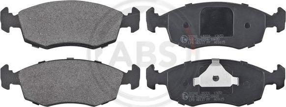 A.B.S. 37292 - Set placute frana,frana disc www.parts5.com