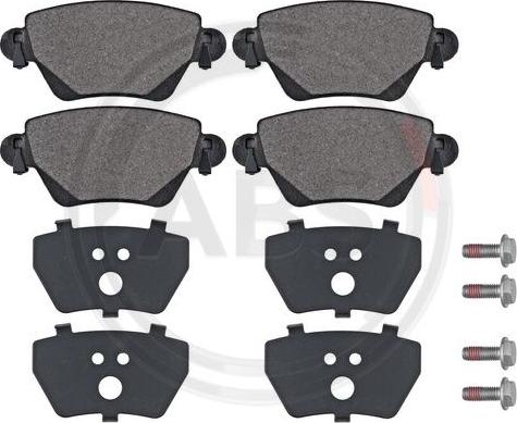 A.B.S. 37254 - Brake Pad Set, disc brake parts5.com