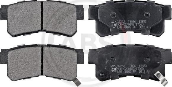 A.B.S. 37252 - Brake Pad Set, disc brake parts5.com