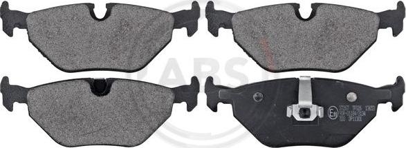 A.B.S. 37267 - Тормозные колодки, дисковые, комплект www.parts5.com