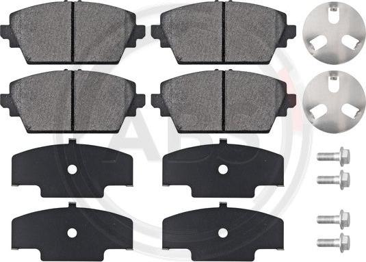 A.B.S. 37205 - Brake Pad Set, disc brake www.parts5.com