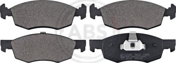 A.B.S. 37286 - Set placute frana,frana disc www.parts5.com