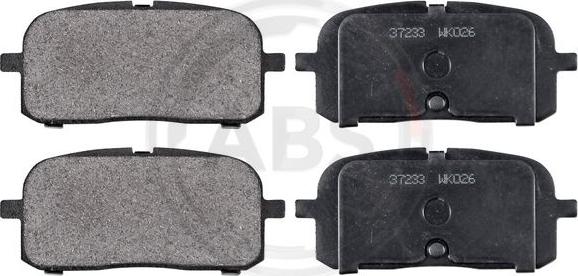 A.B.S. 37233 - Brake Pad Set, disc brake www.parts5.com