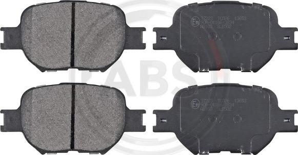 A.B.S. 37223 - Brake Pad Set, disc brake www.parts5.com