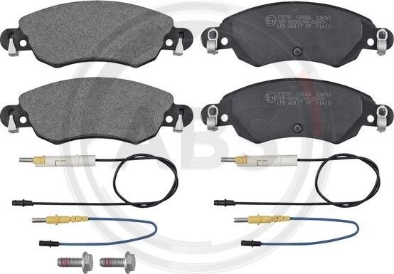 A.B.S. 37278 - Brake Pad Set, disc brake www.parts5.com