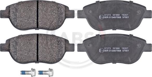 A.B.S. 37273 - Brake Pad Set, disc brake www.parts5.com