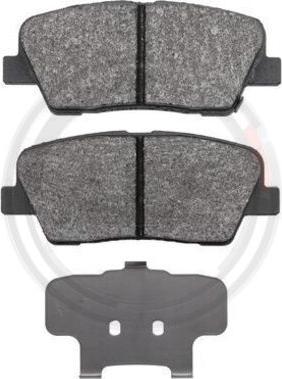 A.B.S. 37795 - Brake Pad Set, disc brake www.parts5.com