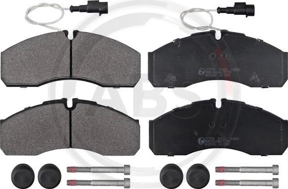 A.B.S. 37709 - Brake Pad Set, disc brake www.parts5.com