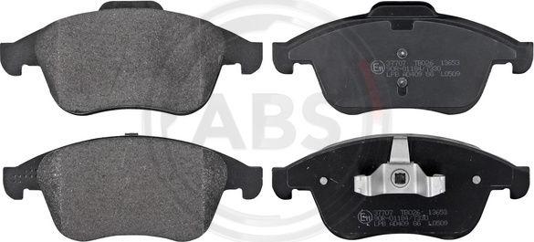 A.B.S. 37707 - Sada brzdových destiček, kotoučová brzda www.parts5.com