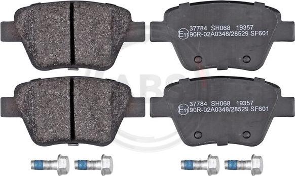 A.B.S. 37784 - Brake Pad Set, disc brake www.parts5.com