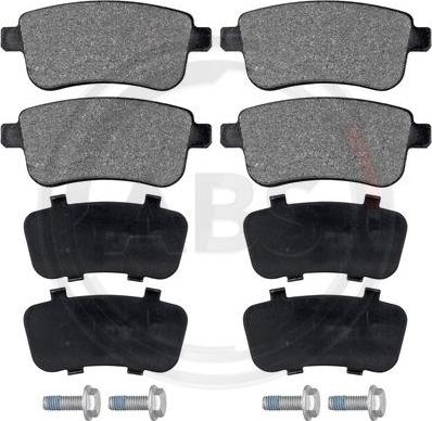 A.B.S. 37732 - Brake Pad Set, disc brake www.parts5.com