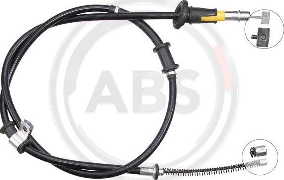 A.B.S. K19628 - Cable de accionamiento, freno de estacionamiento www.parts5.com