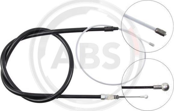 A.B.S. K19056 - Cable de accionamiento, freno de estacionamiento www.parts5.com