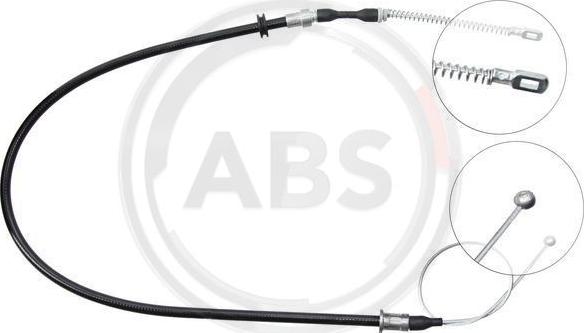 A.B.S. K15457 - Tažné lanko, parkovací brzda www.parts5.com