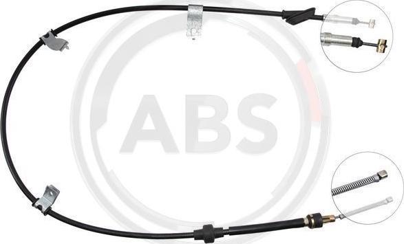 A.B.S. K15707 - Cable de accionamiento, freno de estacionamiento www.parts5.com