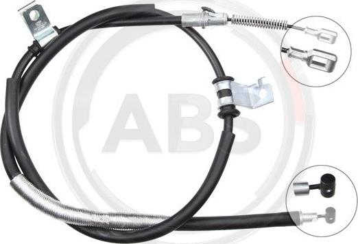 A.B.S. K16998 - Cable de accionamiento, freno de estacionamiento www.parts5.com