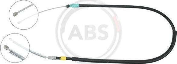 A.B.S. K16928 - Cable de accionamiento, freno de estacionamiento www.parts5.com