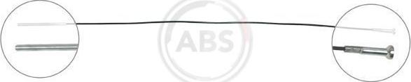 A.B.S. K10581 - Cable de accionamiento, freno de estacionamiento www.parts5.com