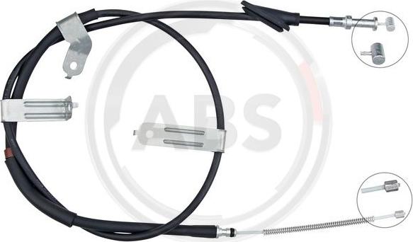 A.B.S. K10243 - Cable de accionamiento, freno de estacionamiento www.parts5.com