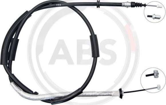 A.B.S. K18549 - Cable de accionamiento, freno de estacionamiento www.parts5.com