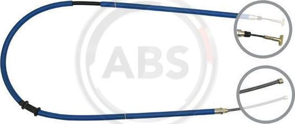 A.B.S. K18197 - Cable de accionamiento, freno de estacionamiento www.parts5.com