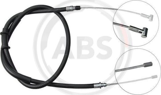 A.B.S. K13286 - Cable de accionamiento, freno de estacionamiento www.parts5.com