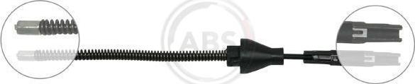 A.B.S. K17416 - Cable de accionamiento, freno de estacionamiento parts5.com