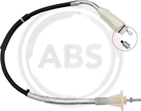 A.B.S. K17596 - Tažné lanko, parkovací brzda www.parts5.com