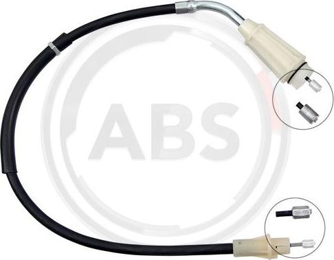 A.B.S. K17600 - Cable, parking brake www.parts5.com