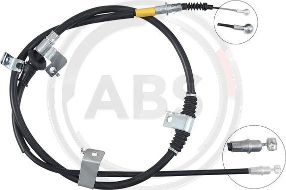 A.B.S. K17635 - Cable de accionamiento, freno de estacionamiento www.parts5.com