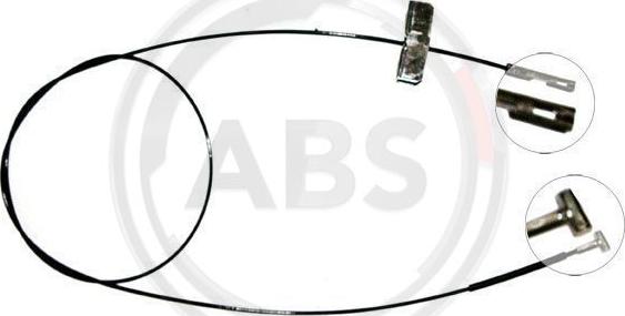 A.B.S. K17252 - Seilzug, Feststellbremse www.parts5.com