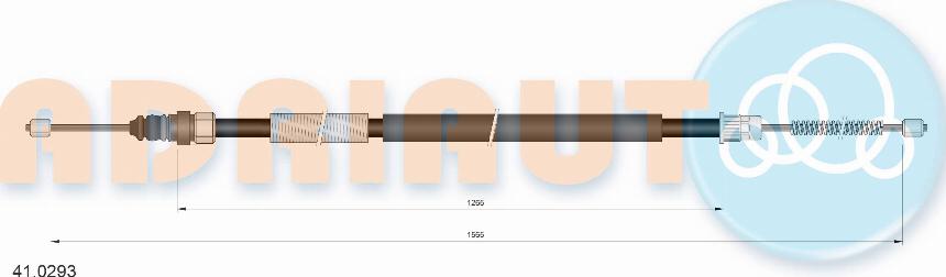 Adriauto 41.0293 - Cięgło, hamulec postojowy www.parts5.com