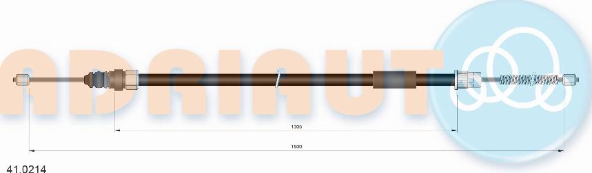 Adriauto 41.0214 - Cable, parking brake www.parts5.com