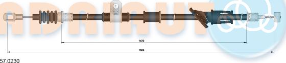 Adriauto 57.0230 - Cablu, frana de parcare www.parts5.com