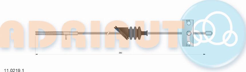 Adriauto 11.0219.1 - Cable, parking brake www.parts5.com