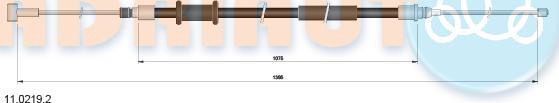 Adriauto 11.0219.2 - Tel halat, el freni www.parts5.com