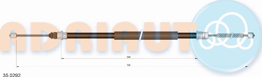 Adriauto 35.0292 - Tross,seisupidur parts5.com