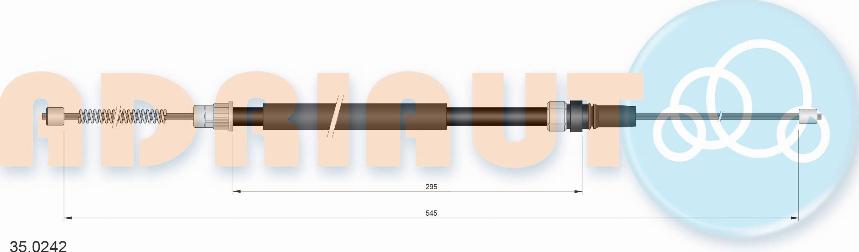 Adriauto 35.0242 - Cable, parking brake www.parts5.com