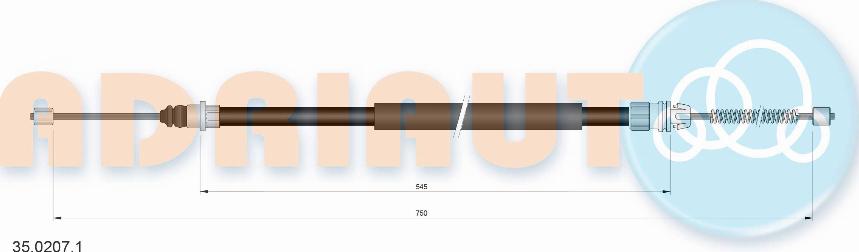 Adriauto 35.0207.1 - Tross,seisupidur parts5.com