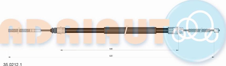 Adriauto 35.0212.1 - Tross,seisupidur parts5.com