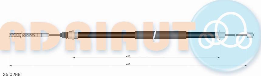 Adriauto 35.0288 - Tross,seisupidur parts5.com