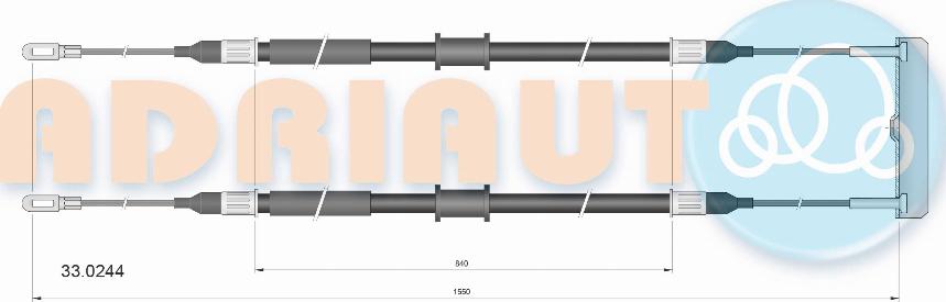 Adriauto 33.0244 - Tross,seisupidur www.parts5.com