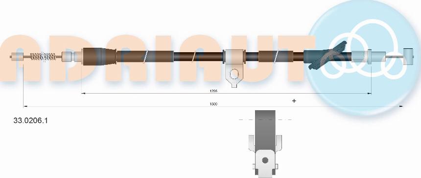 Adriauto 33.0206.1 - Tross,seisupidur parts5.com