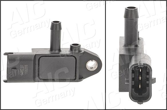 AIC 54702 - Датчик, давление выхлопных газов www.parts5.com