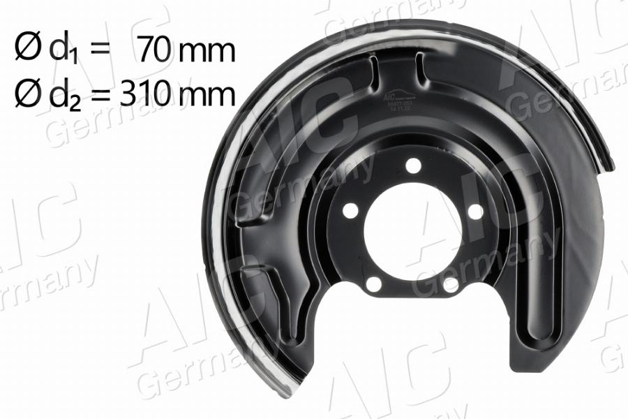 AIC 55977 - Lim za zaštitu od prskanja, kočioni disk www.parts5.com