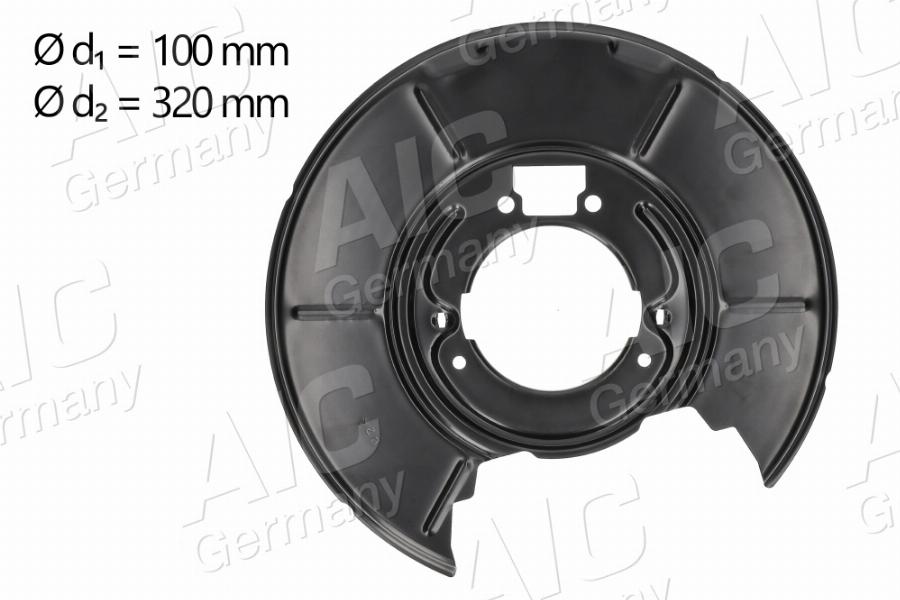 AIC 55498 - Splash Panel, guard, brake disc parts5.com