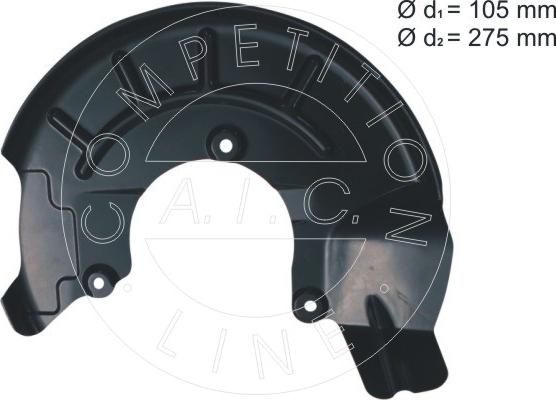 AIC 56068 - Chapa protectora contra salpicaduras, disco de freno www.parts5.com