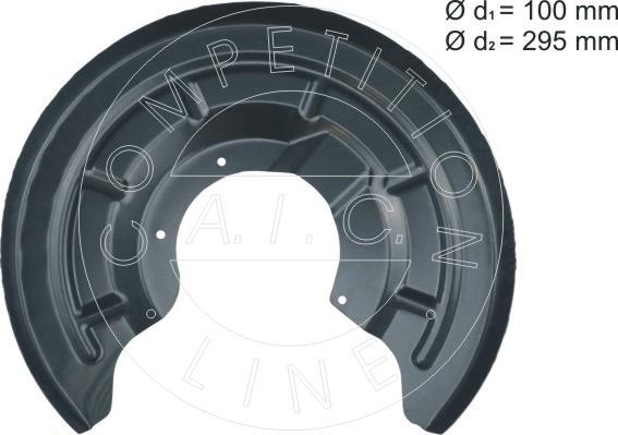 AIC 57577 - Lim za zaštitu od prskanja, kočni disk www.parts5.com